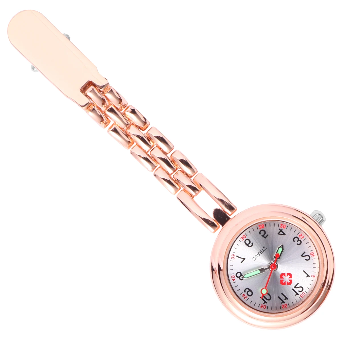 Watch Creative Nurse Watch Stylish Quartz Watch Simple Clip Buckle Hanging Watch (Rose Gold)
Watch Creative Nurse Watch Stylish Quartz Watch Simple Clip Buckle Hanging Watch (Rose Gold)