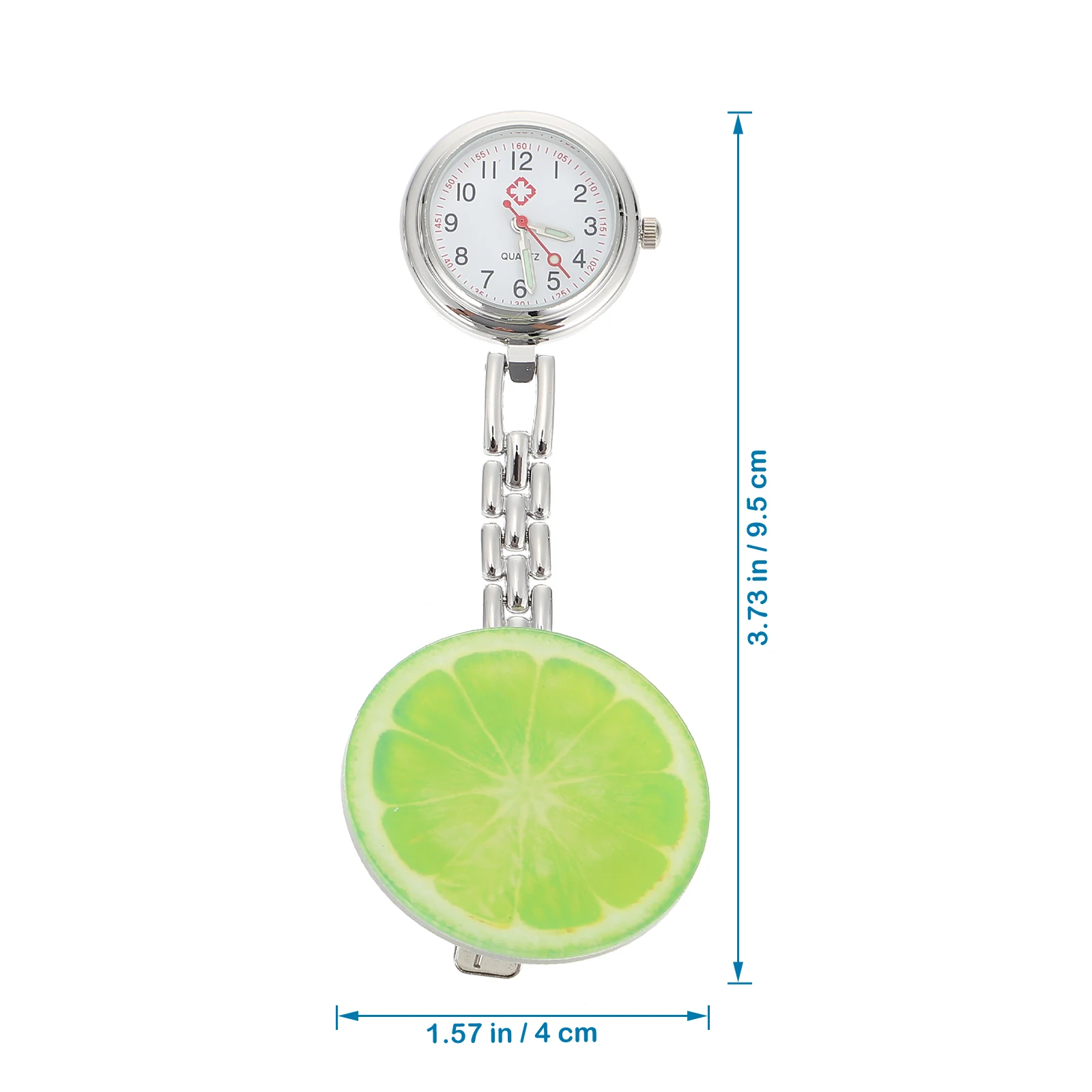 2Pcs Luminous Electronic Pocket Watch Clip Type Nurse Chest Watch Lemon Colorful Flower Design Hanging Accessories
2Pcs Luminous Electronic Pocket Watch Clip Type Nurse Chest Watch Lemon Colorful Flower Design Hanging Accessories