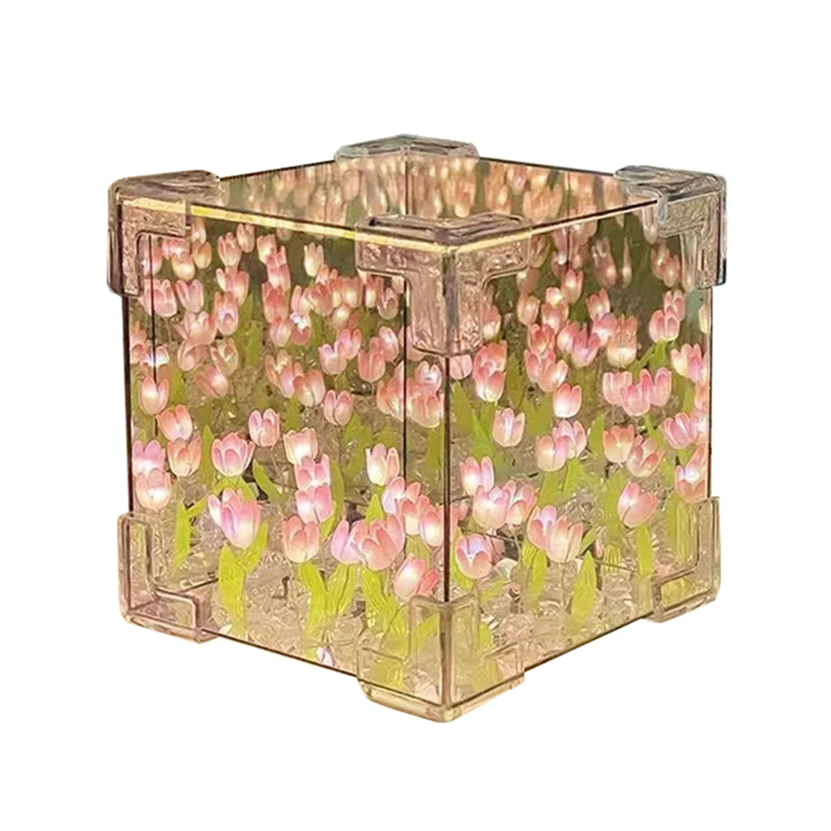 A71P DIY Tulips Mirror Cube Night Light Room Lamp Decor Ornament Handmade Material Package Desk Decoration Pink
A71P DIY Tulips Mirror Cube Night Light Room Lamp Decor Ornament Handmade Material Package Desk Decoration Pink