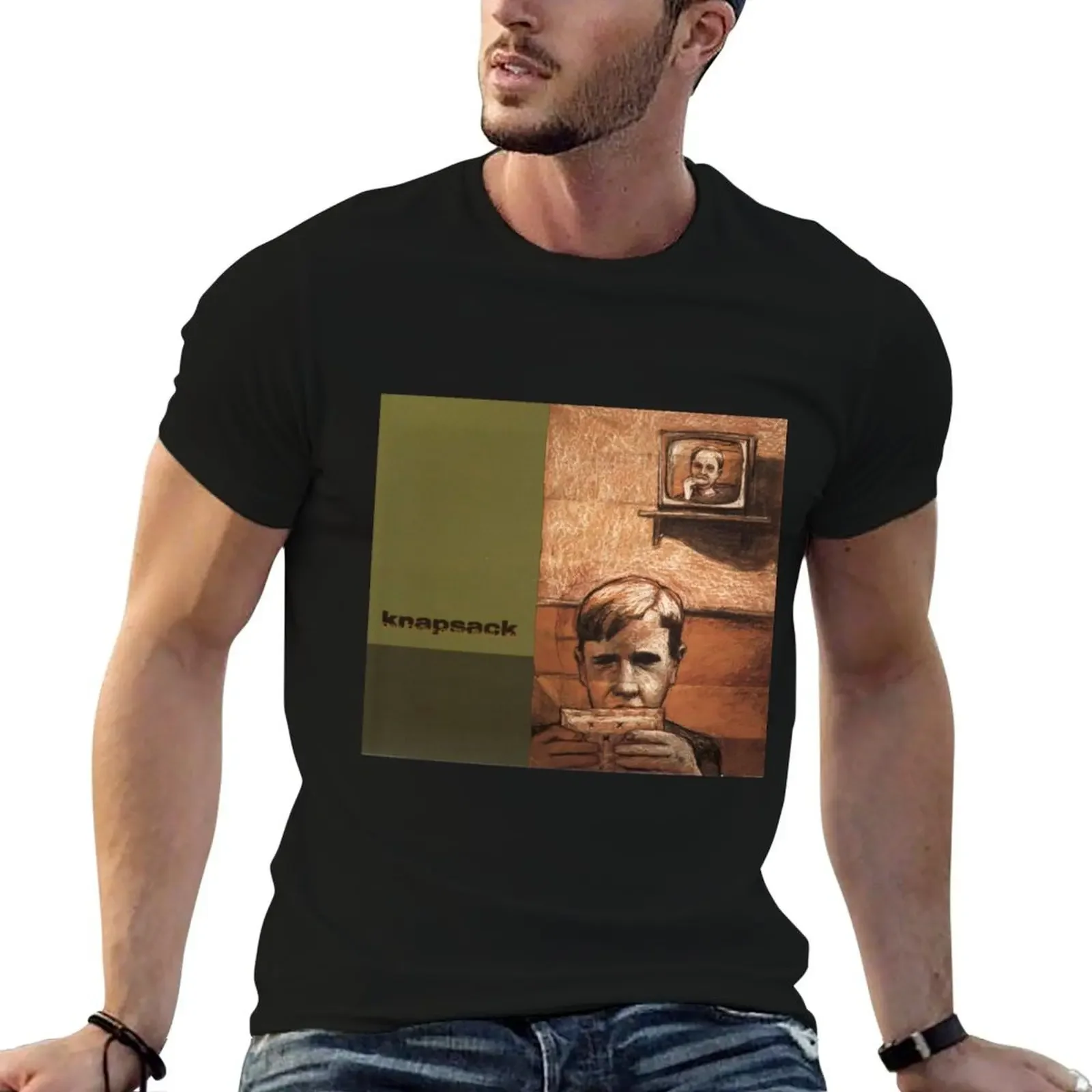 Knapsack - Day Three of My New Life T-Shirt boys whites blue archive customs design your own mens plain t shirts
Knapsack - Day Three of My New Life T-Shirt boys whites blue archive customs design your own mens plain t shirts