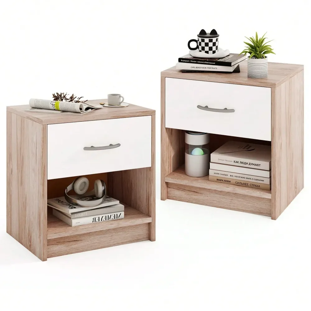 PCS Nightstand W Drawer Side Table W SlideOut Drawer Open Storage Shelf
PCS Nightstand W Drawer Side Table W SlideOut Drawer Open Storage Shelf