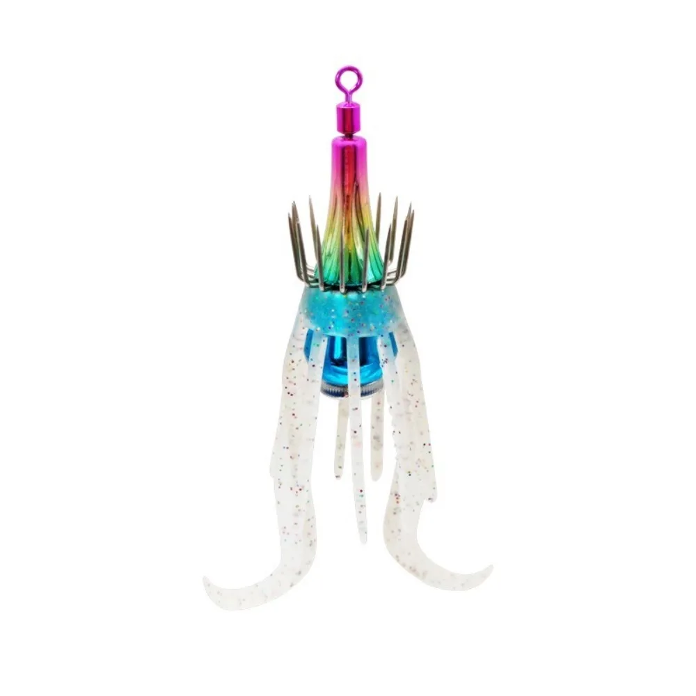Light LED Fishing Lures Luminous Saltwater With Silicone umbrella skirt Squid Jig Hook Deep Sea Glowing Jig Hook
Light LED Fishing Lures Luminous Saltwater With Silicone umbrella skirt Squid Jig Hook Deep Sea Glowing Jig Hook