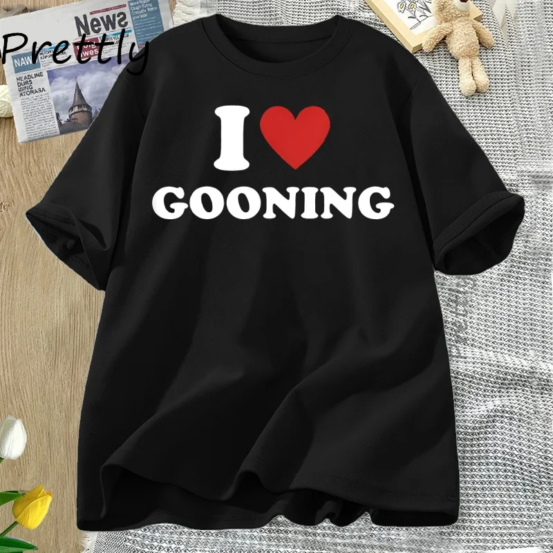 Футболка I Heart Gooning, футболка Love Gooning, трендовая хлопковая футболка с короткими рукавами, женская одежда, топы большого размера с круглым вырезом, уличные
Футболка I Heart Gooning, футболка Love Gooning, трендовая хлопковая футболка с короткими рукавами, женская одежда, топы большого размера с круглым вырезом, уличные