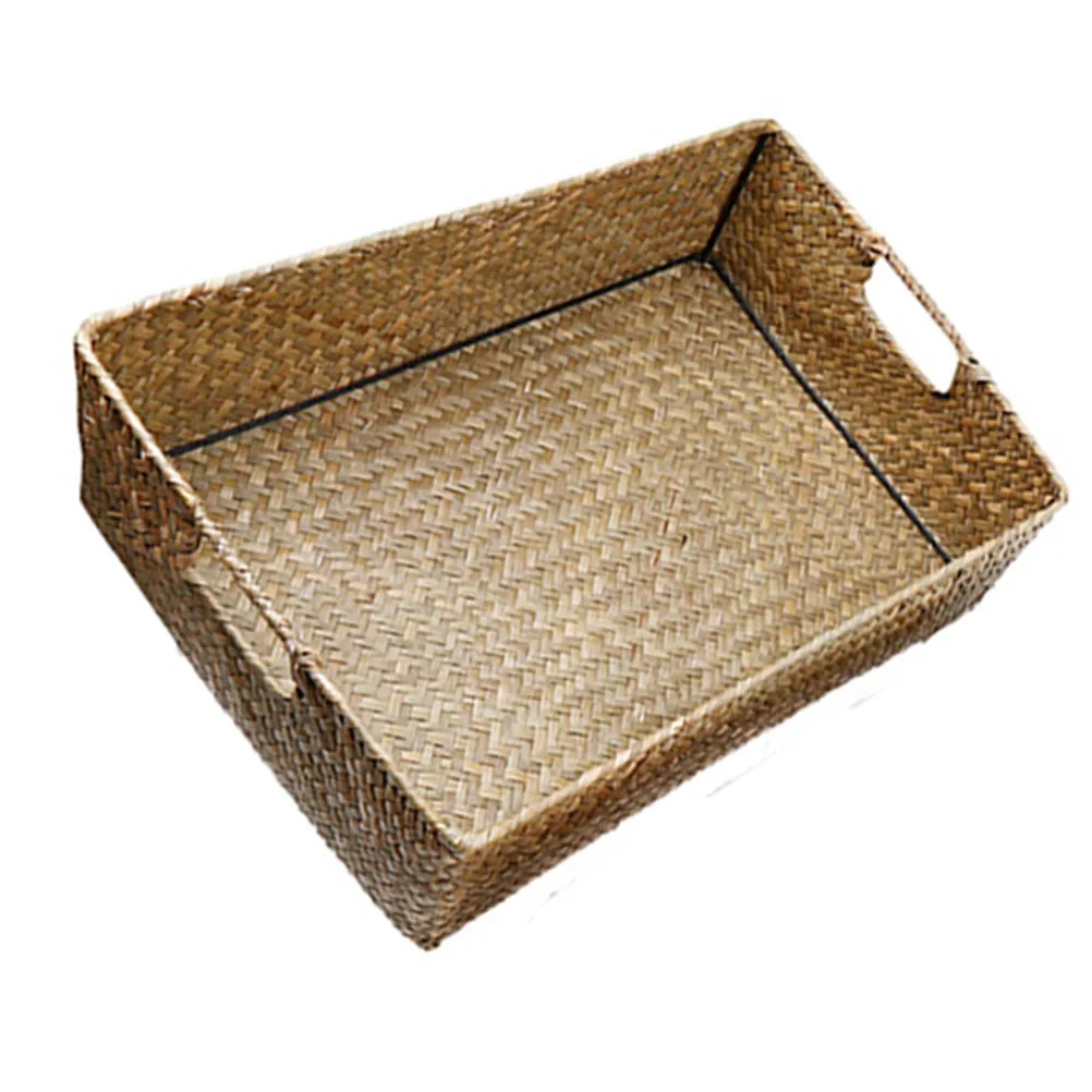 4Pcs Seaweed Storage Baskets Hand-Woven Rectangular Sundries Organizer for Home Kitchen Wardrobe Desktop Storage Box
4Pcs Seaweed Storage Baskets Hand-Woven Rectangular Sundries Organizer for Home Kitchen Wardrobe Desktop Storage Box