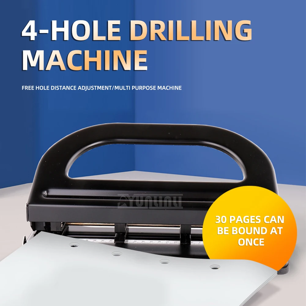 9640 4-Hole Adjustable Paper Punch – for A4 Paper, 30-Sheet Capacity, 4-hole Punching Machine / Hole Puncher
9640 4-Hole Adjustable Paper Punch – for A4 Paper, 30-Sheet Capacity, 4-hole Punching Machine / Hole Puncher