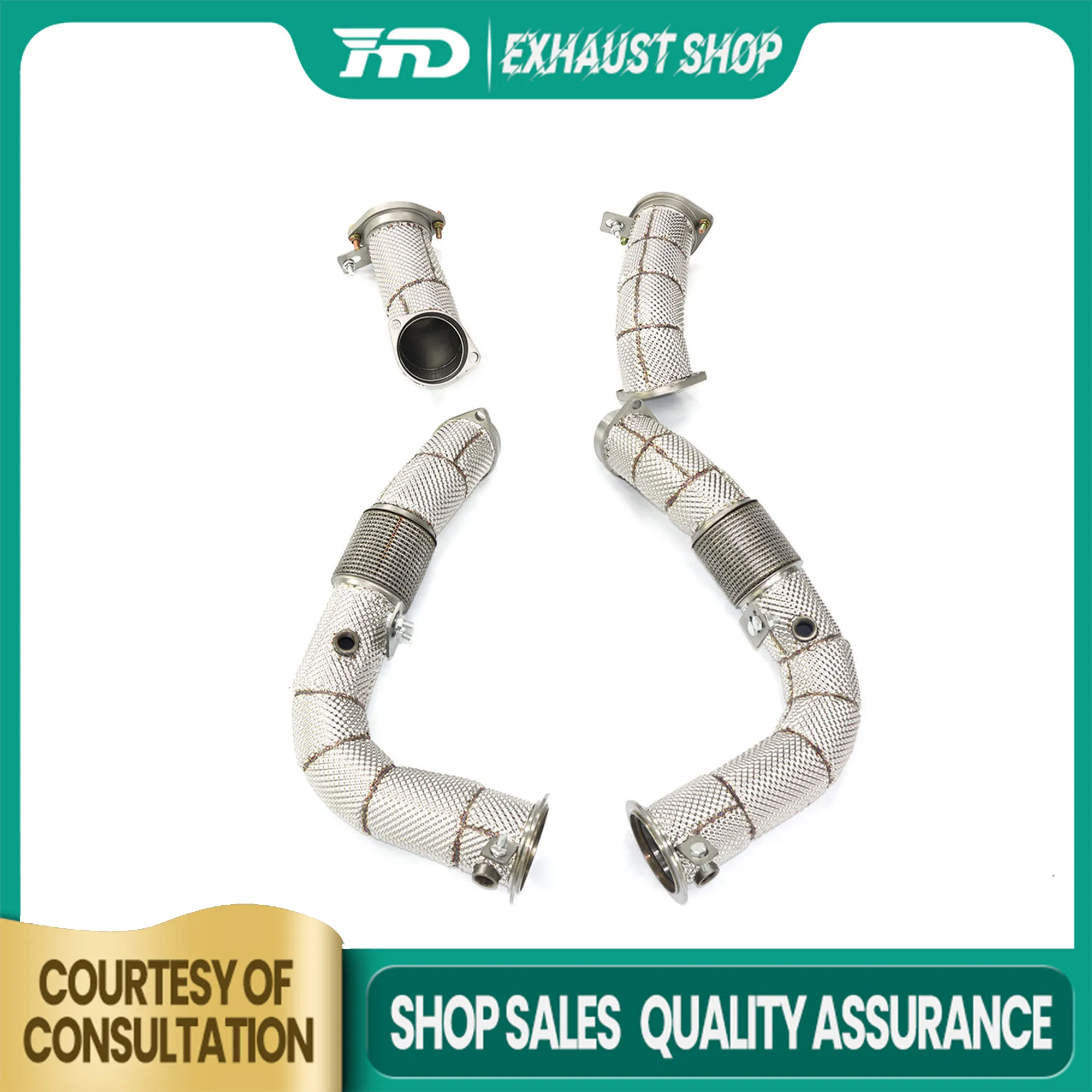 Customizable Downpipe For BMW M5 G90 4.4T 2024+ Stainless Steel Exhaust System Heat Shield Car Parts HMD
Customizable Downpipe For BMW M5 G90 4.4T 2024+ Stainless Steel Exhaust System Heat Shield Car Parts HMD
