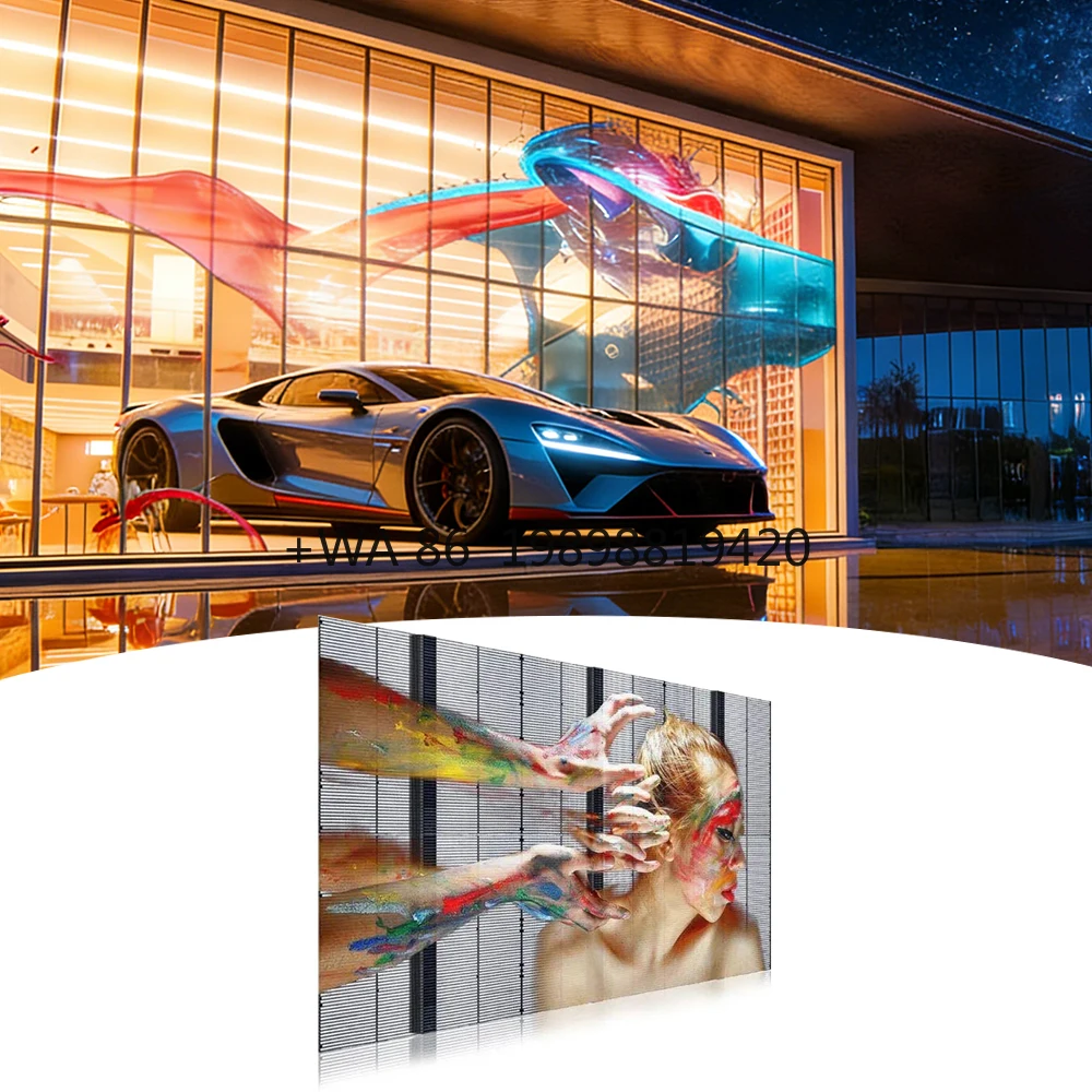 Factory Flexible Adhesive Transparent LED Film Screen Crystalflex for Glass Window Advertising
Factory Flexible Adhesive Transparent LED Film Screen Crystalflex for Glass Window Advertising