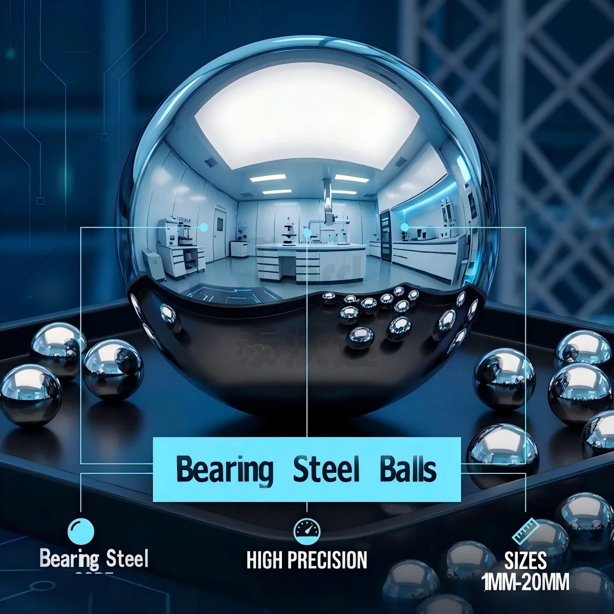 GCR15 Bearing Steel Balls 1mm-20mm High Precision Solid Steel Balls Polished Smooth for Bearings Machinery Auto Parts
GCR15 Bearing Steel Balls 1mm-20mm High Precision Solid Steel Balls Polished Smooth for Bearings Machinery Auto Parts