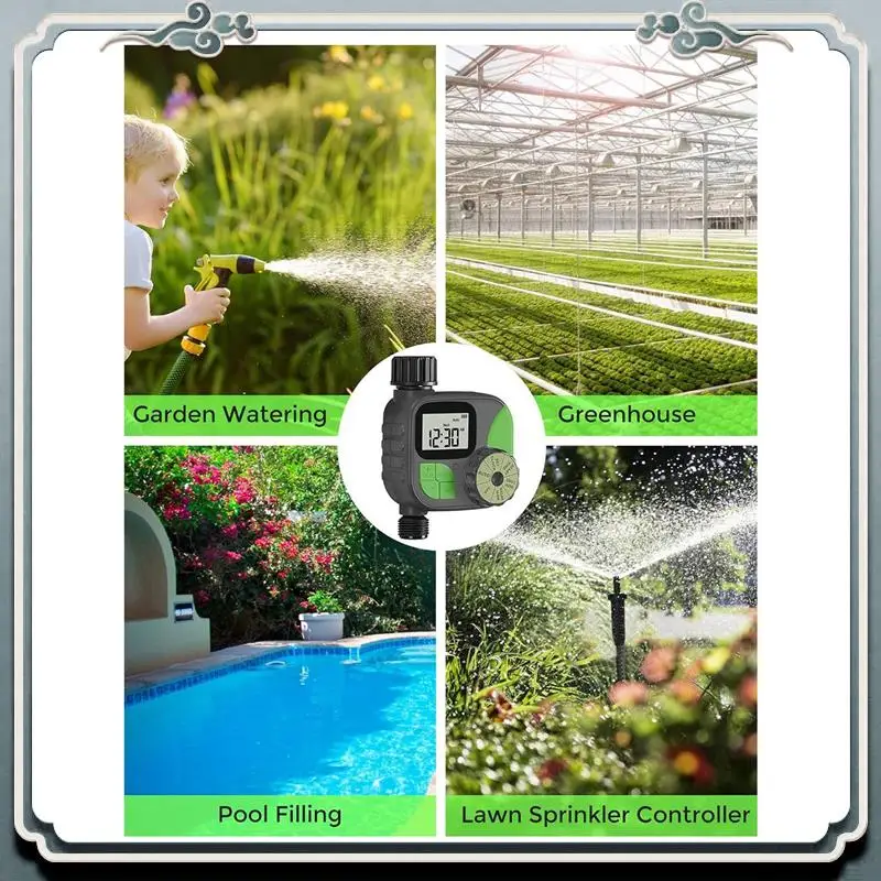 Durable Sprinkler Timer Outdoor, Programmable Water Timer For Garden Hose, Waterproof Hose Timer With Rain Delay/Manual
Durable Sprinkler Timer Outdoor, Programmable Water Timer For Garden Hose, Waterproof Hose Timer With Rain Delay/Manual