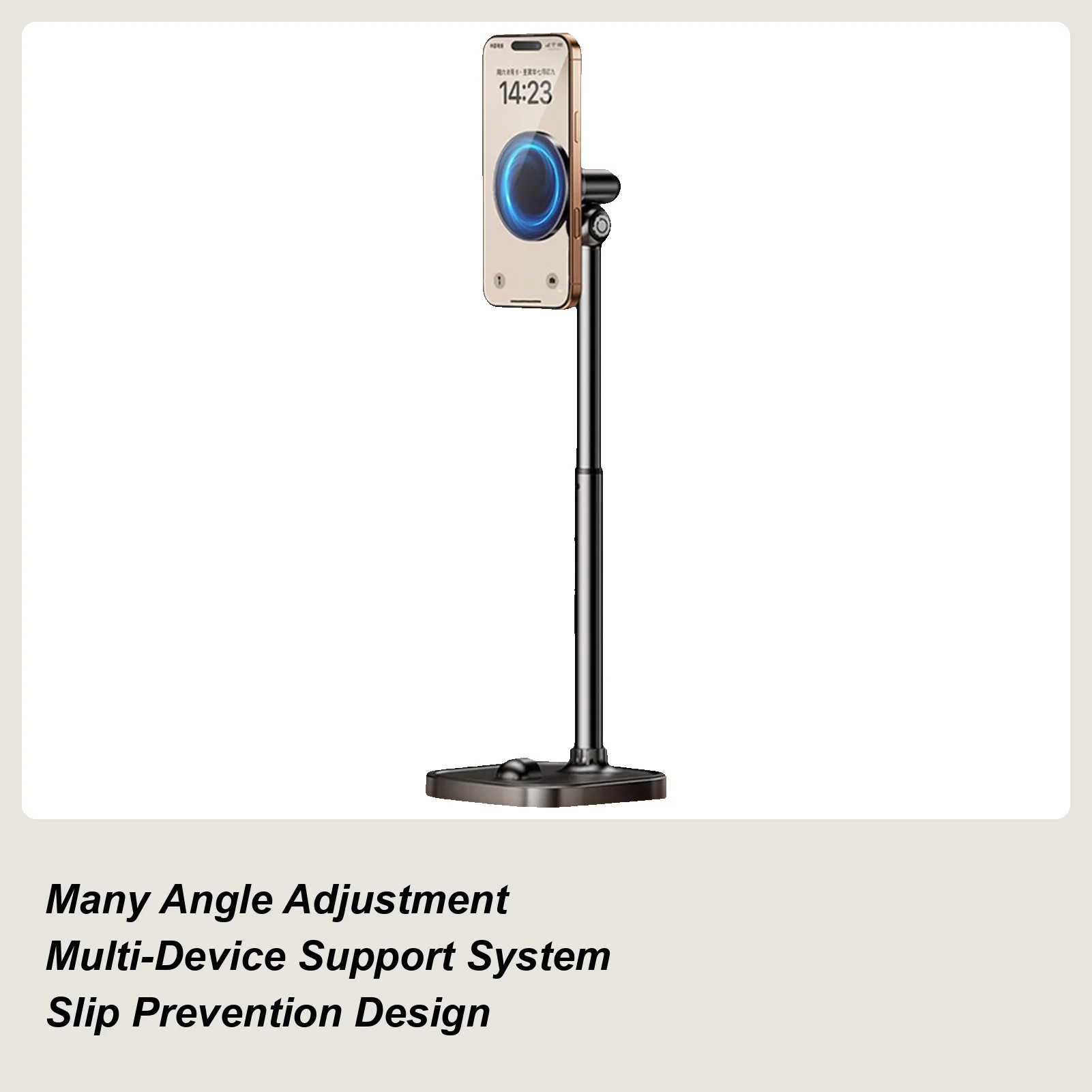 Подставка для мобильного телефона для стола, магнитная регулируемая нескользящая подставка для дома, регулируемая подставка для телефона для видеозвонков, записи звонков
Подставка для мобильного телефона для стола, магнитная регулируемая нескользящая подставка для дома, регулируемая подставка для телефона для видеозвонков, записи звонков