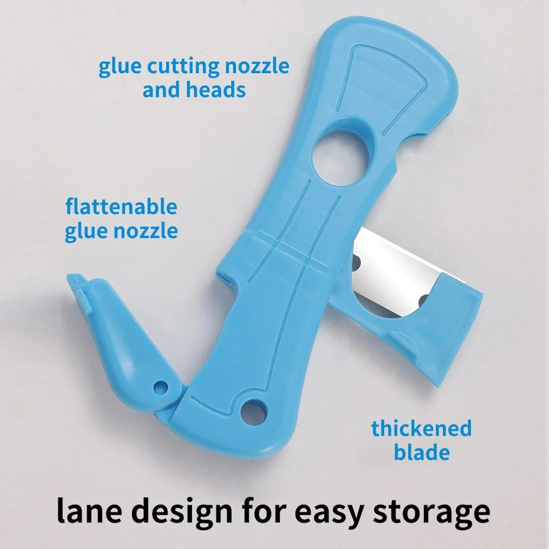 Glue Nozzle Trimmer Adjustable Caulking Tube Cutter 2-In-1 Caulk Nozzle Cutter Multi-Functional For Automotive Sealing Home
Glue Nozzle Trimmer Adjustable Caulking Tube Cutter 2-In-1 Caulk Nozzle Cutter Multi-Functional For Automotive Sealing Home