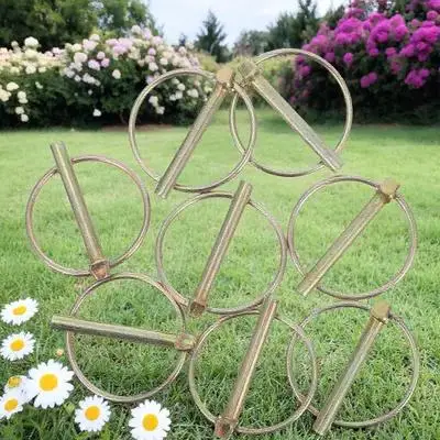 8pcs Heavy Duty Lynch Safety Pin For Trailers Trucks Mowers Farm Tractors Shaft Locking Fastener Metal Spring-Loaded Pin Set
8pcs Heavy Duty Lynch Safety Pin For Trailers Trucks Mowers Farm Tractors Shaft Locking Fastener Metal Spring-Loaded Pin Set