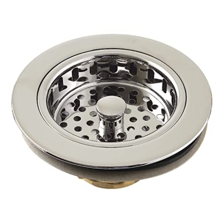 KBS1006 Kitchen Sink Basket Strainer Polished Nickel
KBS1006 Kitchen Sink Basket Strainer Polished Nickel