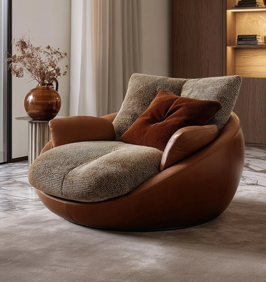 by Italian light luxury fabric leisure chair modern simple recliner balcony home lazy living room sofa chair 
by Italian light luxury fabric leisure chair modern simple recliner balcony home lazy living room sofa chair