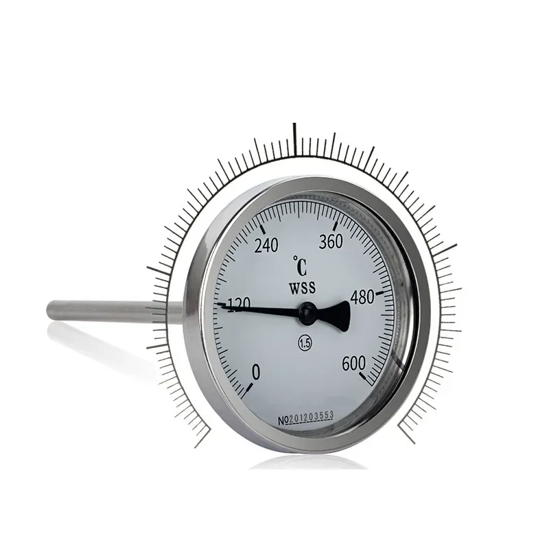 New Bimetal thermometer with far spread stainless steel anticorrosive shockproof boiler high temperature industrial thermometer
New Bimetal thermometer with far spread stainless steel anticorrosive shockproof boiler high temperature industrial thermometer