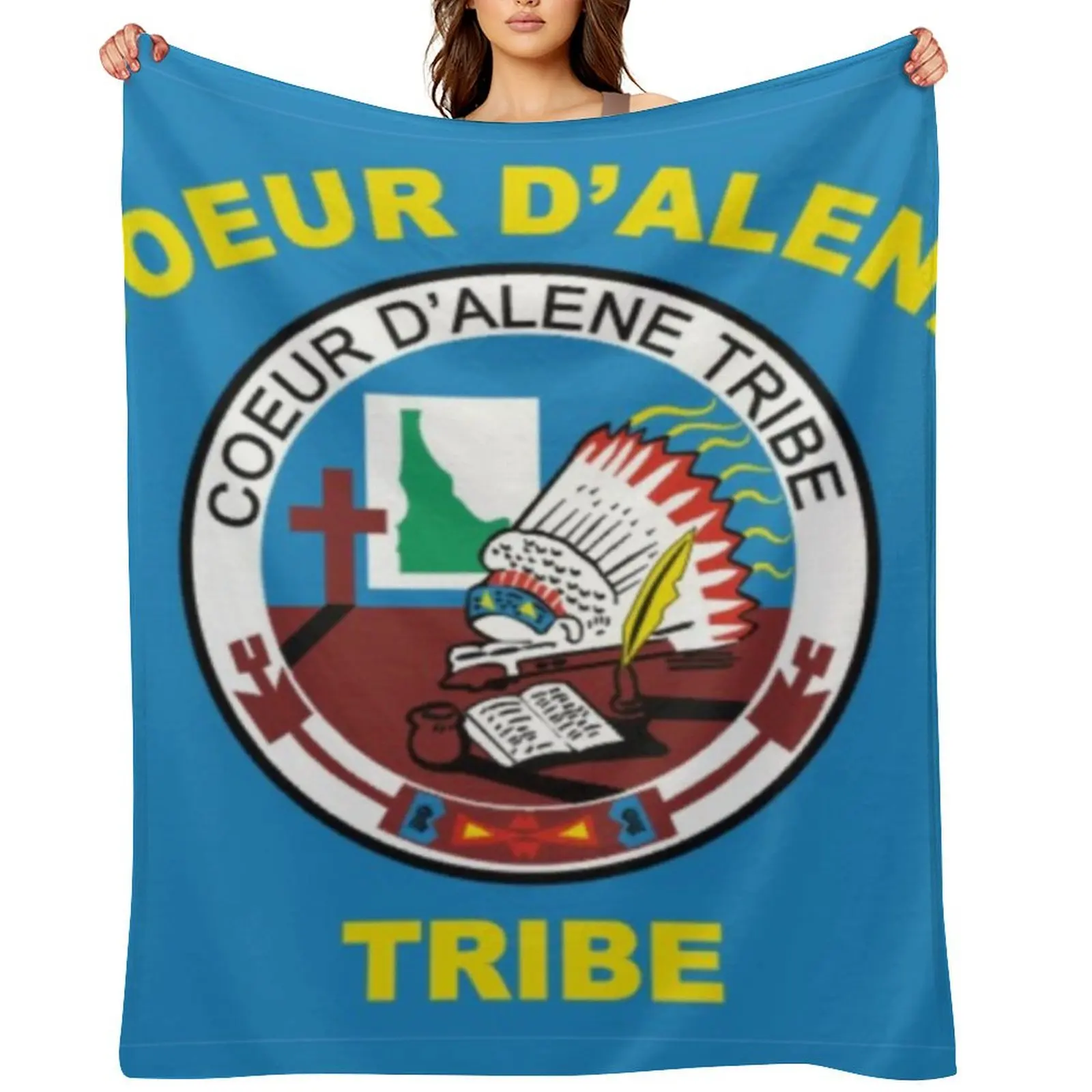Flag of Coeur d'Alene Tribe USA Throw Blanket funny gift Blankets For Sofas Decorative Throw Sofas Blankets
Flag of Coeur d'Alene Tribe USA Throw Blanket funny gift Blankets For Sofas Decorative Throw Sofas Blankets