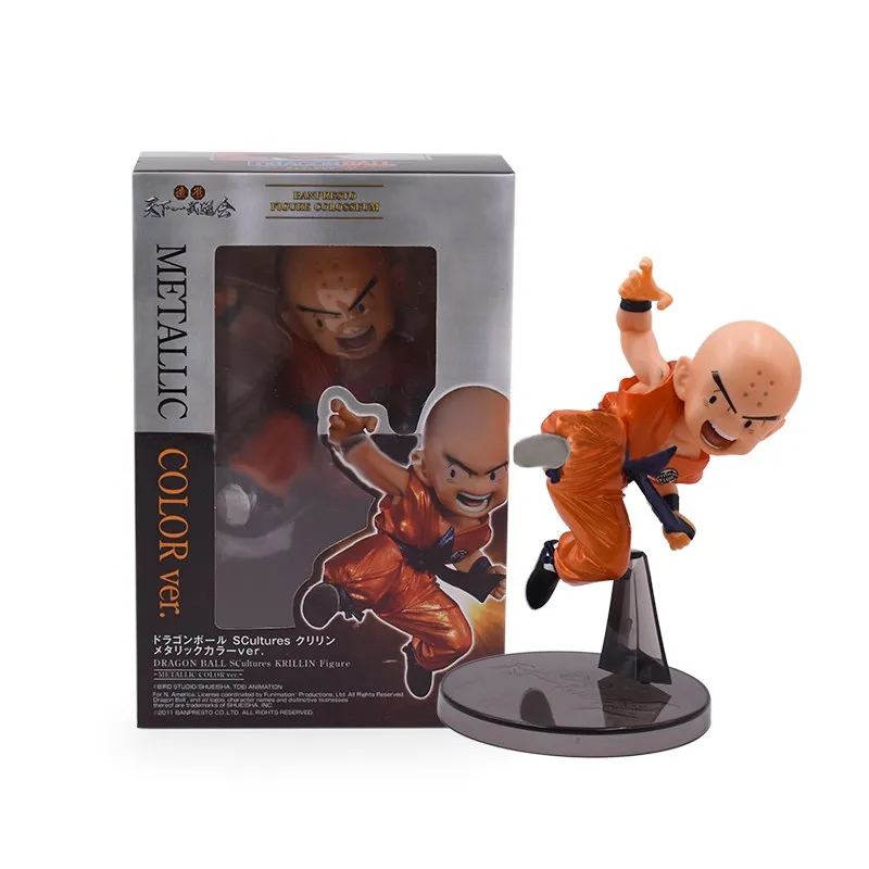 13cm Bandai Dragon Ball Z Anime Figure Krillin Q Version Super Saiyan Action Figure PVC Collection Model Ornament Toys Kid Gifts
13cm Bandai Dragon Ball Z Anime Figure Krillin Q Version Super Saiyan Action Figure PVC Collection Model Ornament Toys Kid Gifts