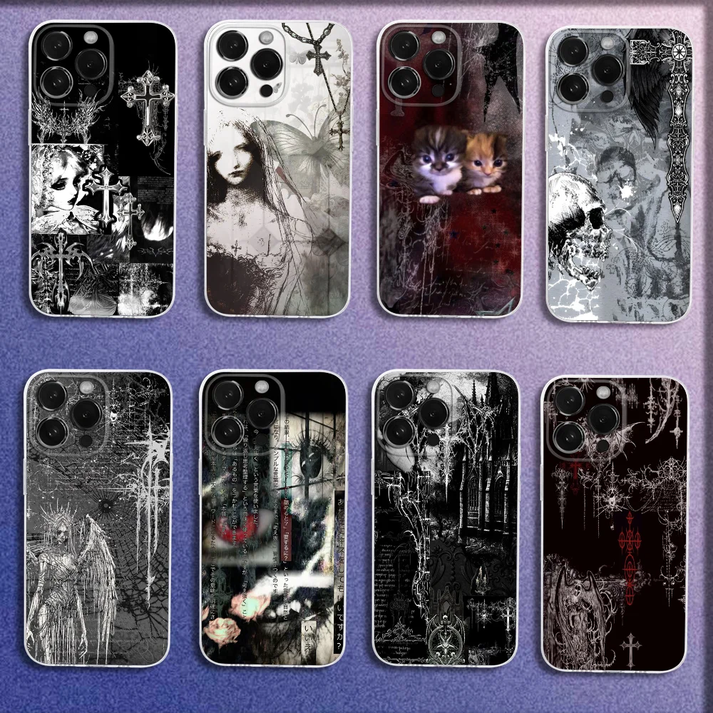 Gothic Coquette Cyber Sigilism Cross Phone Case For iPhone 16,15,14,13,12,11 Plus,Pro,Max,XR,XS,Plus,E,Mini Transparent Cover
Gothic Coquette Cyber Sigilism Cross Phone Case For iPhone 16,15,14,13,12,11 Plus,Pro,Max,XR,XS,Plus,E,Mini Transparent Cover