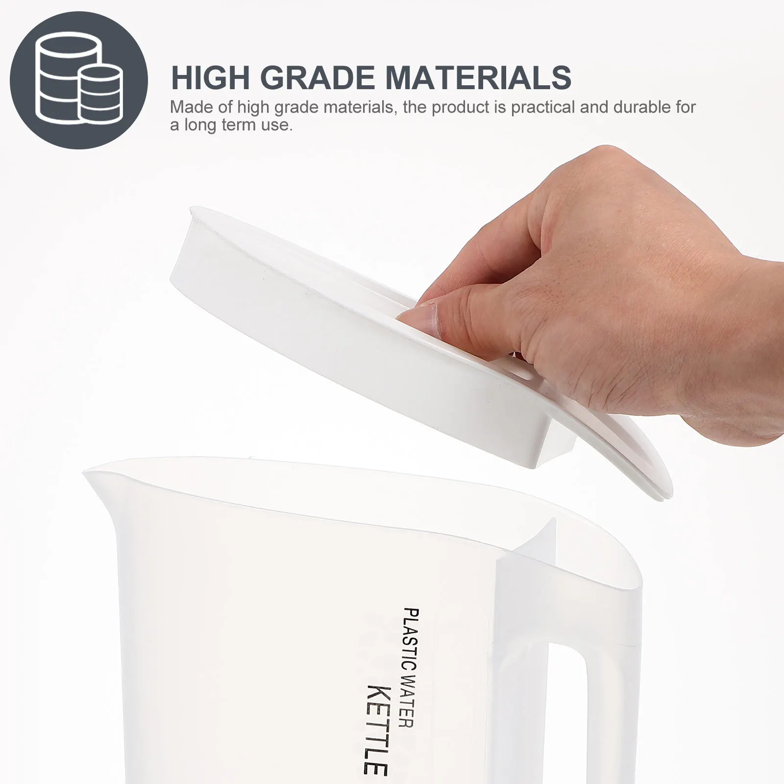 Plastic Water Pitcher Large Capacity Office Tea Cold Water Jug Transparent Beverage Container
Plastic Water Pitcher Large Capacity Office Tea Cold Water Jug Transparent Beverage Container