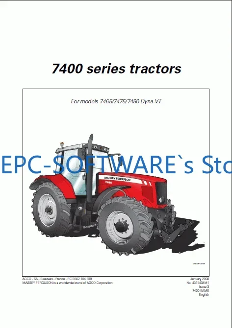 EPC-ПОДЕЧАТКА Massey Ferguson Repair Manuals 2022, Великобритания + SA + NA
EPC-ПОДЕЧАТКА Massey Ferguson Repair Manuals 2022, Великобритания + SA + NA