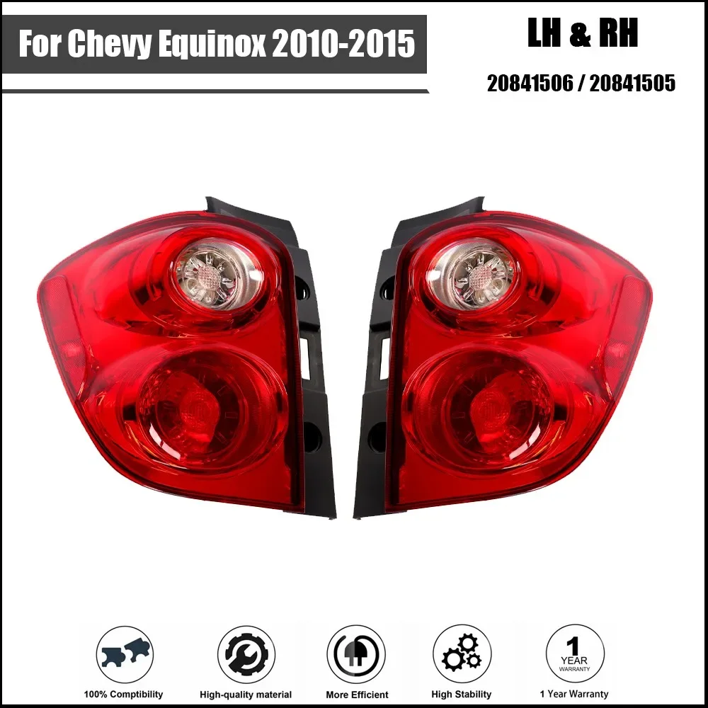 For Chevy Equinox 2010-2015 Tail Lights Brake Lamps Set Replacement Left+Right
For Chevy Equinox 2010-2015 Tail Lights Brake Lamps Set Replacement Left+Right