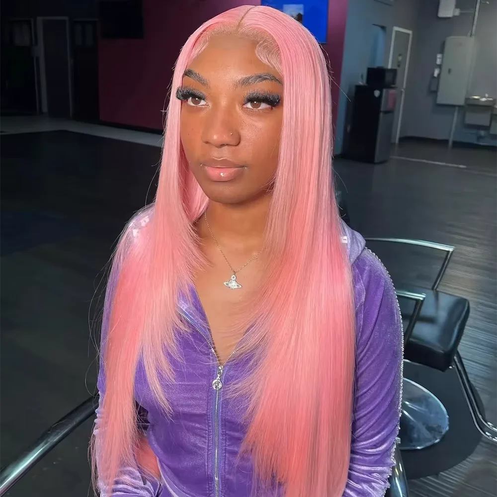 30 Inch 13x4 Pink Lace Front Wig Human Hair Straight 13x6 Hd Lace Frontal Wig For Women Brazilian 613 Light Pink Colored Wigs
30 Inch 13x4 Pink Lace Front Wig Human Hair Straight 13x6 Hd Lace Frontal Wig For Women Brazilian 613 Light Pink Colored Wigs