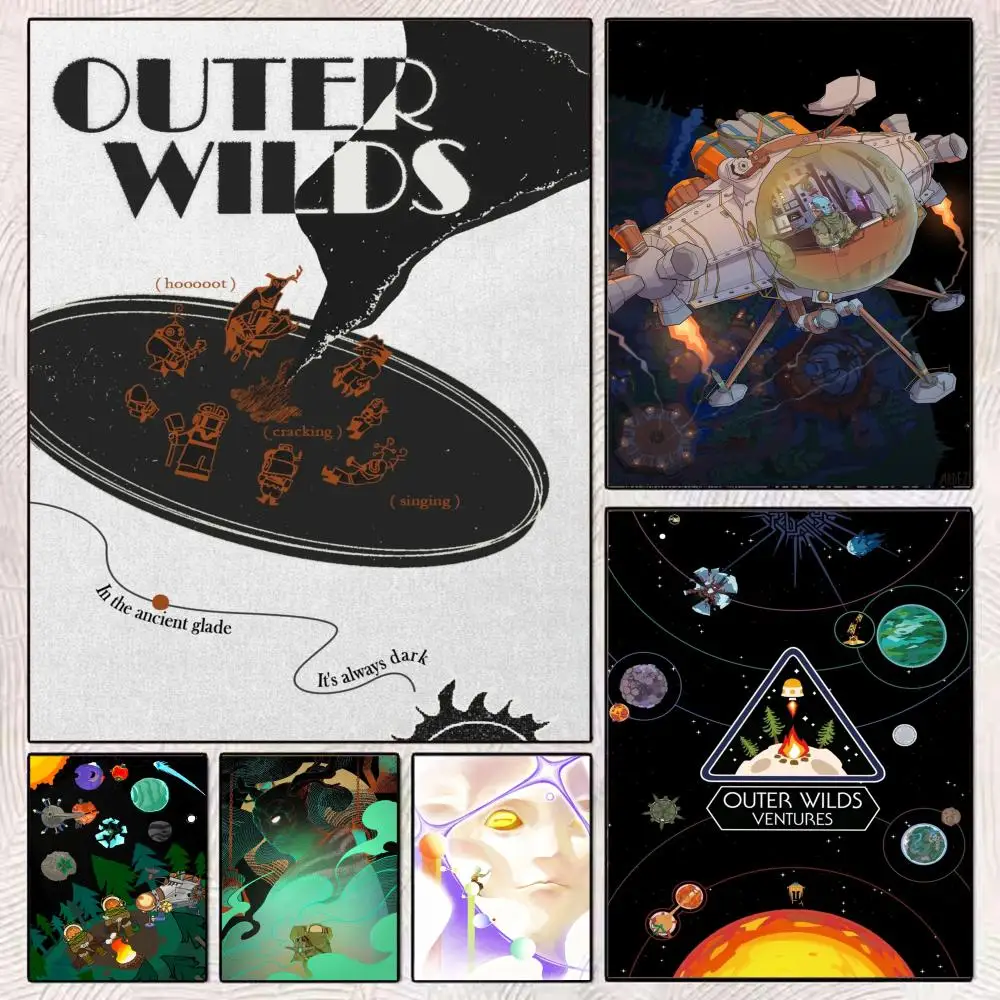 Space Games O-Outer W-Wilds Poster HD Art Mural Wallart Poster Waterproof Vintage Print Decor for Home Decoration DIY Durable
Space Games O-Outer W-Wilds Poster HD Art Mural Wallart Poster Waterproof Vintage Print Decor for Home Decoration DIY Durable