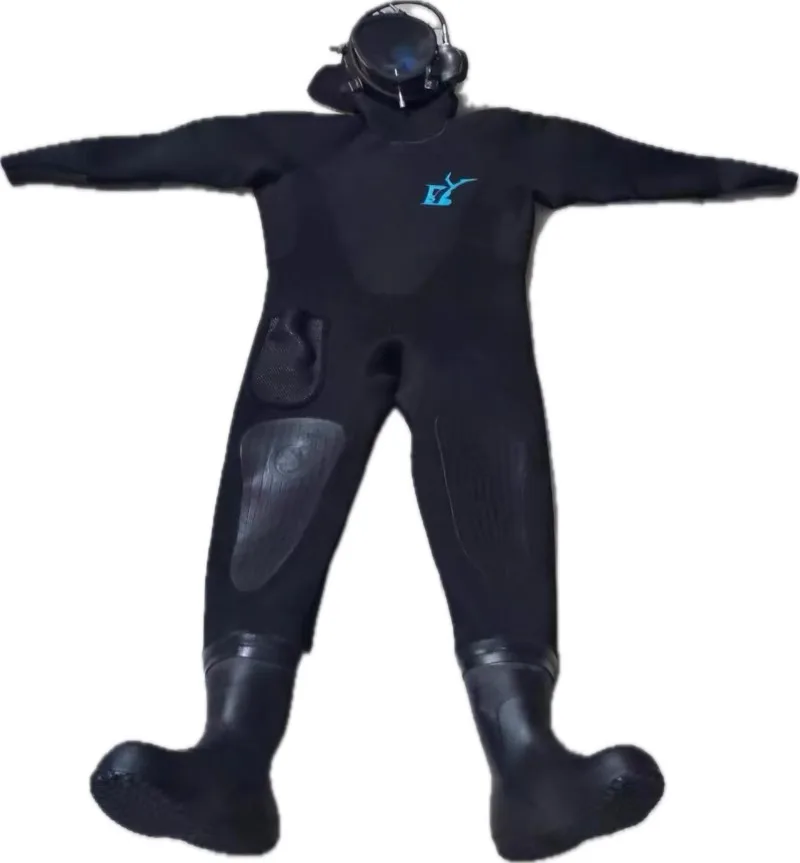 Fully enclosed dry wetsuit Municipal plugging seal Deodorant warm waterproof full body one-piece wetsuit
Fully enclosed dry wetsuit Municipal plugging seal Deodorant warm waterproof full body one-piece wetsuit