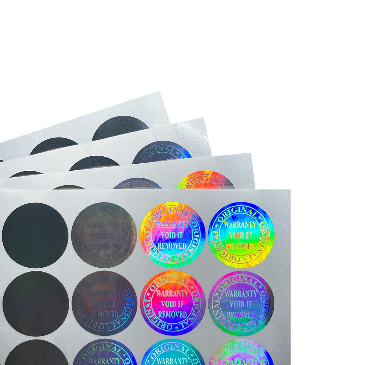 100pcs Silver 30x30mm warranty holographic anti-counterfeiting sticker, tamper-proof security seal, invalid label upon tearing
100pcs Silver 30x30mm warranty holographic anti-counterfeiting sticker, tamper-proof security seal, invalid label upon tearing