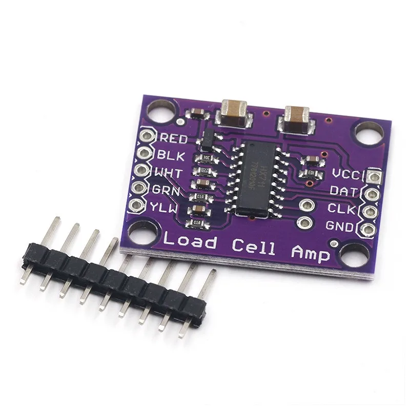 HX711 Weight Sensor Module 24-Bit ADC - Dual Channel Load Cell Amplifier Board
HX711 Weight Sensor Module 24-Bit ADC - Dual Channel Load Cell Amplifier Board