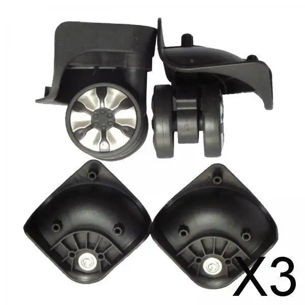 3 комплекта по 2 шт. универсальных колес для чемоданов, аксессуары для путешествий, запчасти для самостоятельной замены
3 комплекта по 2 шт. универсальных колес для чемоданов, аксессуары для путешествий, запчасти для самостоятельной замены