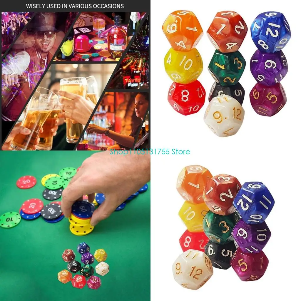 K0EF Acrylic 12 Sided 18mm Digital Number Cubes Round Coener For Kid
K0EF Acrylic 12 Sided 18mm Digital Number Cubes Round Coener For Kid