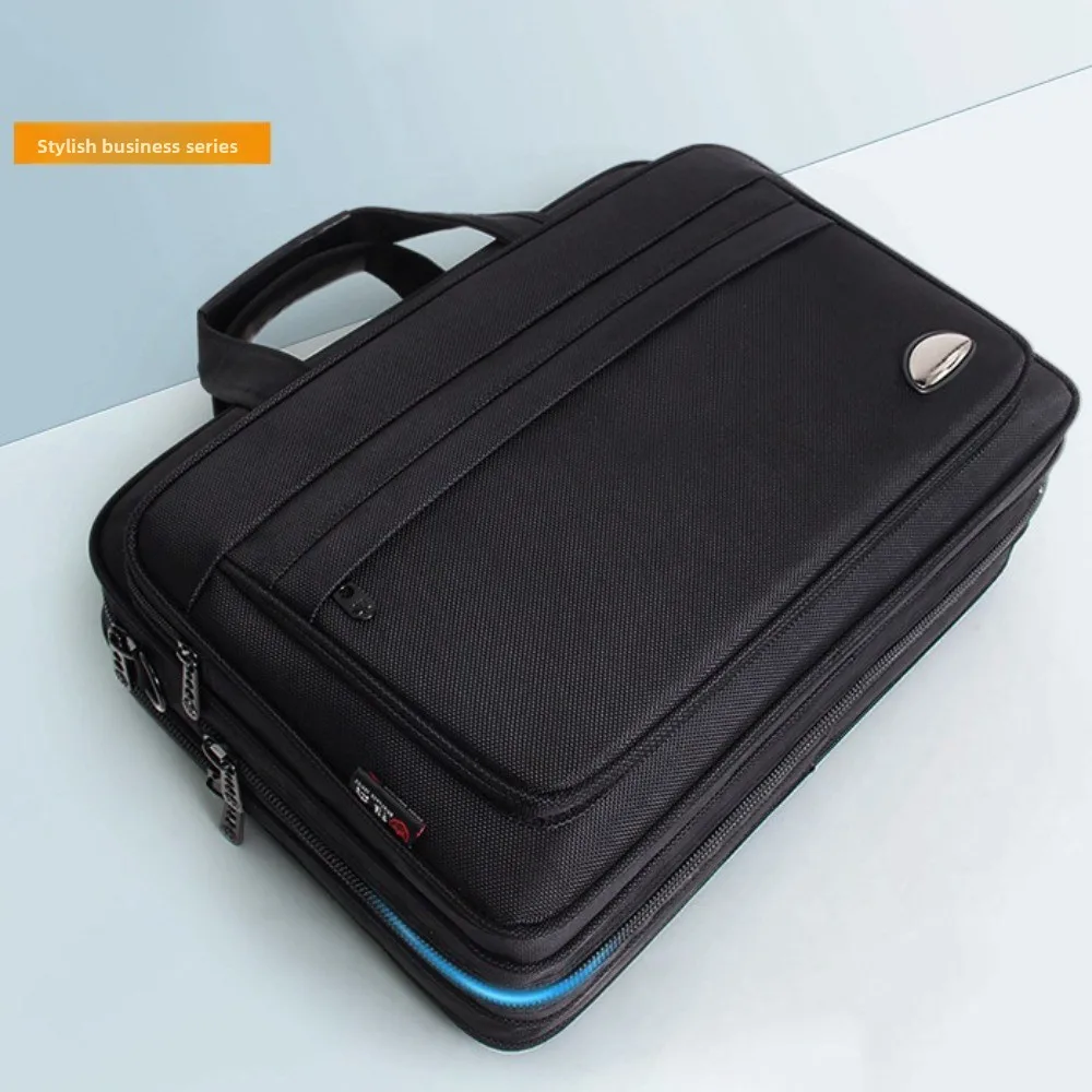 15,6-дюймовая мужская деловая сумка для ноутбука, водонепроницаемая портативная сумка для ноутбука, однотонная черная сумка для ноутбука, дорожная сумка
15,6-дюймовая мужская деловая сумка для ноутбука, водонепроницаемая портативная сумка для ноутбука, однотонная черная сумка для ноутбука, дорожная сумка