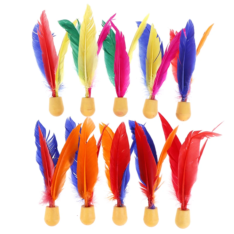 New 10PCS Outdoor Badminton Ball Children Rubber Shuttlecock Feather Shuttlecock
New 10PCS Outdoor Badminton Ball Children Rubber Shuttlecock Feather Shuttlecock
