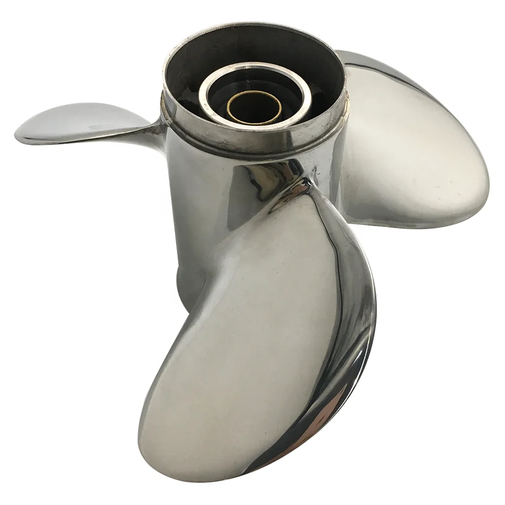 40-140HP 13 7/8X17 3 Blade MARINE PROPELLER STAINLESS STEEL Boat OUTBOARD PROPELLER
40-140HP 13 7/8X17 3 Blade MARINE PROPELLER STAINLESS STEEL Boat OUTBOARD PROPELLER