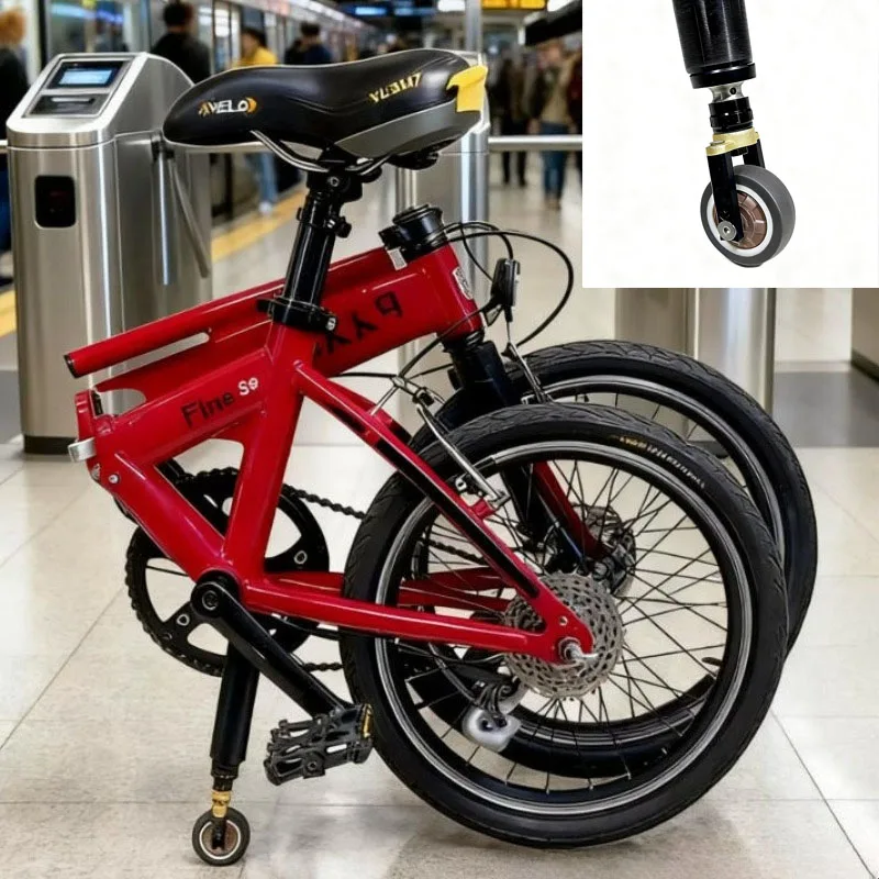Folding Bike Quick-release Auxiliary Wheel Lightweight Portable Durable Rotatable Sturdy Bicycle Wheel Bicycle Accessories
Folding Bike Quick-release Auxiliary Wheel Lightweight Portable Durable Rotatable Sturdy Bicycle Wheel Bicycle Accessories