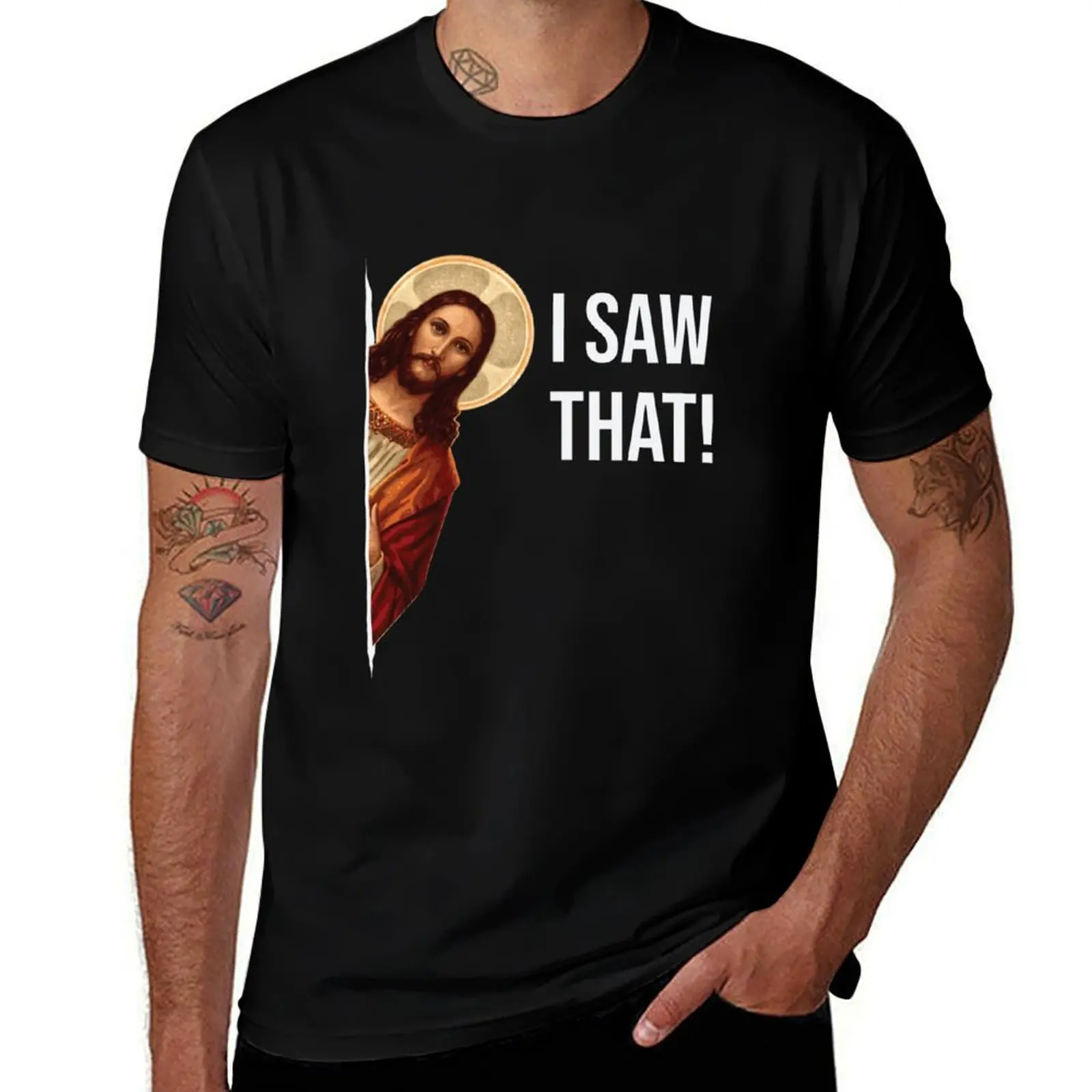 Jesus Meme I Saw That T-Shirt funny t shirts dark humor man graphic t shirt graphic t shirts for man T-Shirt
Jesus Meme I Saw That T-Shirt funny t shirts dark humor man graphic t shirt graphic t shirts for man T-Shirt