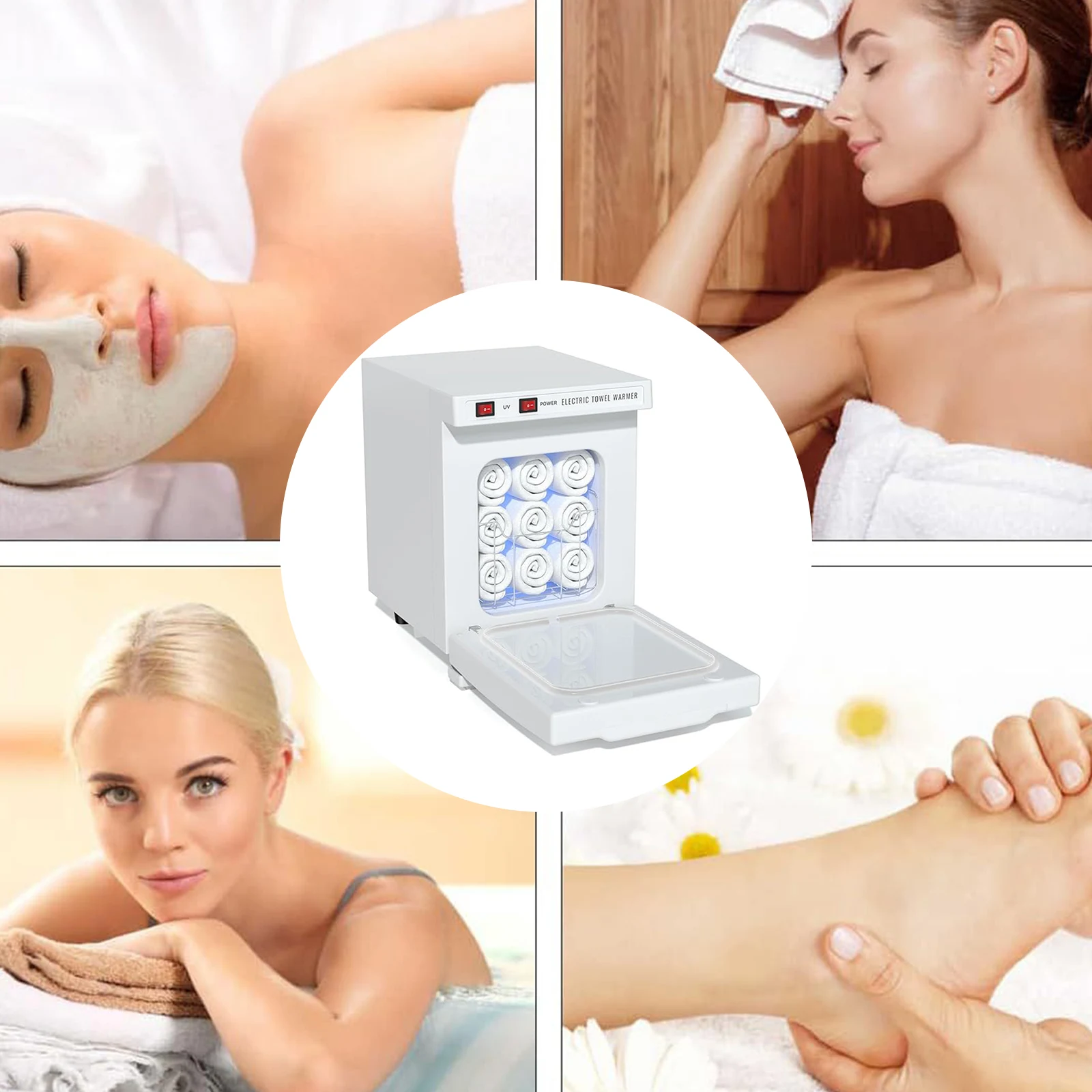 5L Mini Heated Towel Cabinet Towel Heater Electric Tower Warmer for Beauty Salon Massage Office Facial Spa
5L Mini Heated Towel Cabinet Towel Heater Electric Tower Warmer for Beauty Salon Massage Office Facial Spa