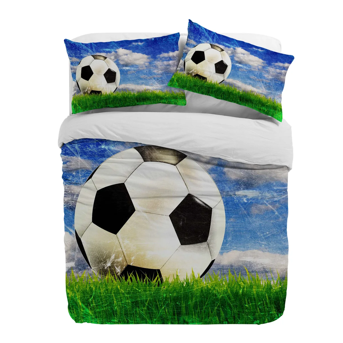 Football Sky Clouds Grass Soccer Duvet Cover With Pillow Case Custom 3pcs Bedding Set Quilt Cover Double Bed Home Textile
Football Sky Clouds Grass Soccer Duvet Cover With Pillow Case Custom 3pcs Bedding Set Quilt Cover Double Bed Home Textile