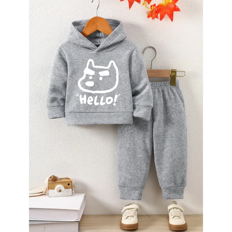 IURNXB Baby Kids 2pc Children Clothes Set Hoodie Top Pants Hello Puppy Print Sweatsuits Outfits 1-6Y Spring Autumn
IURNXB Baby Kids 2pc Children Clothes Set Hoodie Top Pants Hello Puppy Print Sweatsuits Outfits 1-6Y Spring Autumn