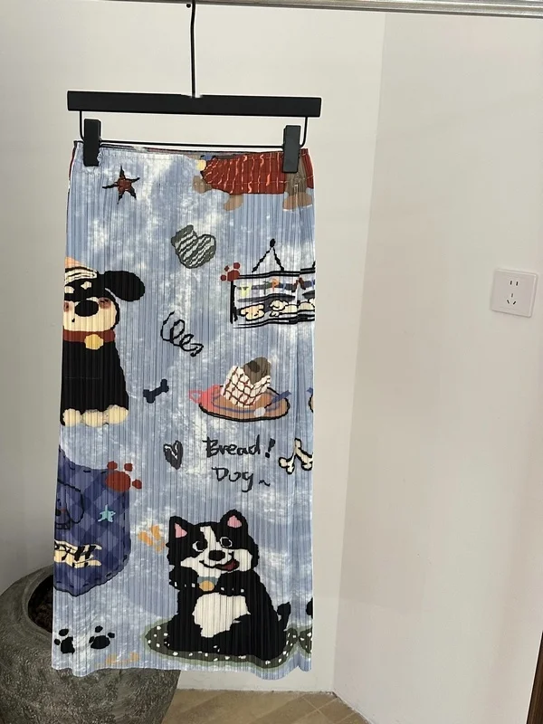 Cartoon Half Skirt Women's Fashion Slimming Pleated Elastic New Summer 2026 Printed High Waist Pure Color Skirt
Cartoon Half Skirt Women's Fashion Slimming Pleated Elastic New Summer 2026 Printed High Waist Pure Color Skirt
