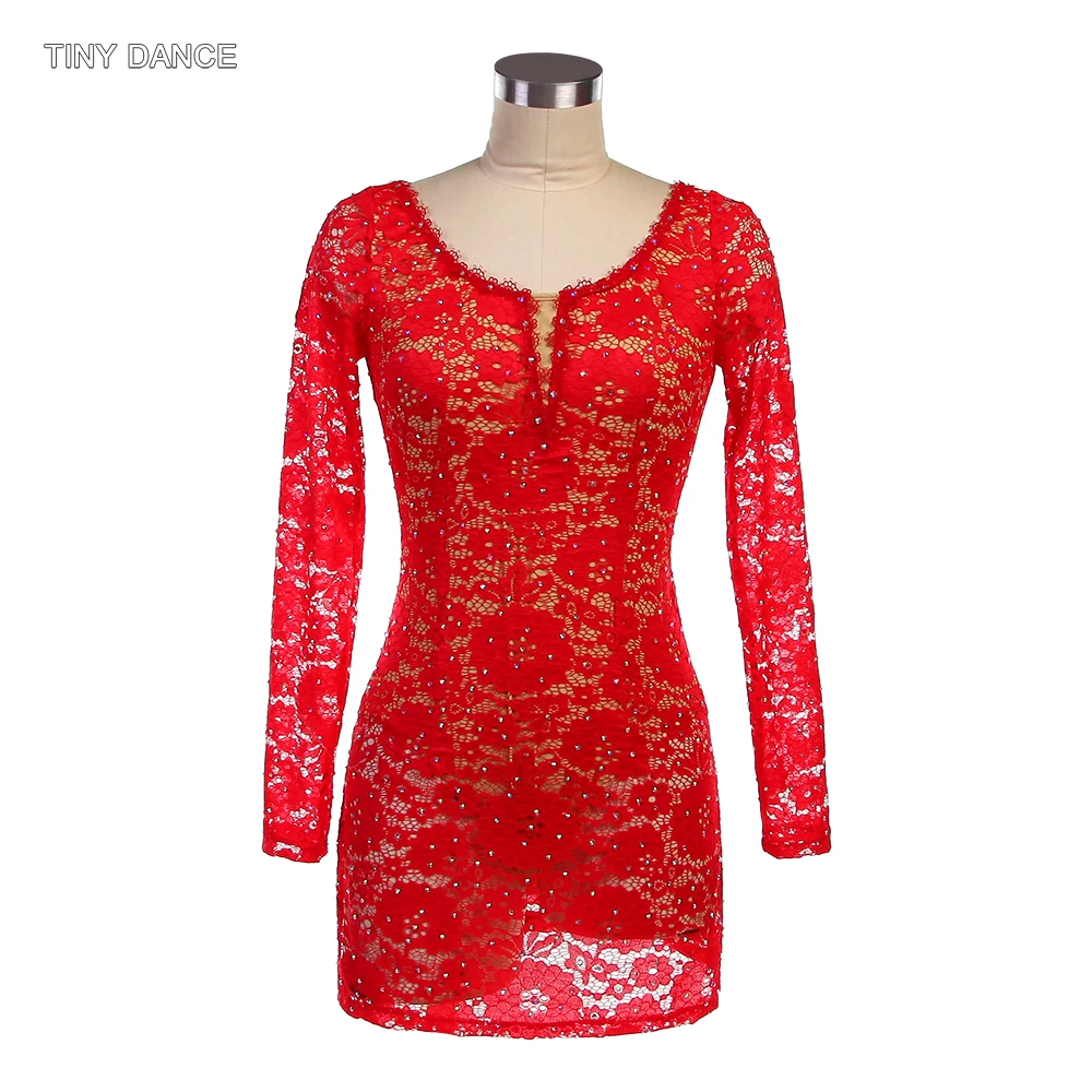 Профессиональный балетный танцевальный костюм с длинными рукавами по индивидуальному заказу для выступлений для взрослых, красное кружевное платье с молнией сзади B25658
Профессиональный балетный танцевальный костюм с длинными рукавами по индивидуальному заказу для выступлений для взрослых, красное кружевное платье с молнией сзади B25658