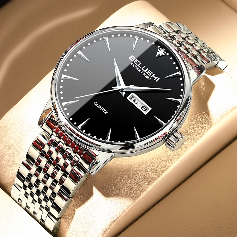 Men's Watch Simple Classic Calendar Waterproof Quartz Watch Stainless Steel Strap Fashion Male Wristwatch
Men's Watch Simple Classic Calendar Waterproof Quartz Watch Stainless Steel Strap Fashion Male Wristwatch