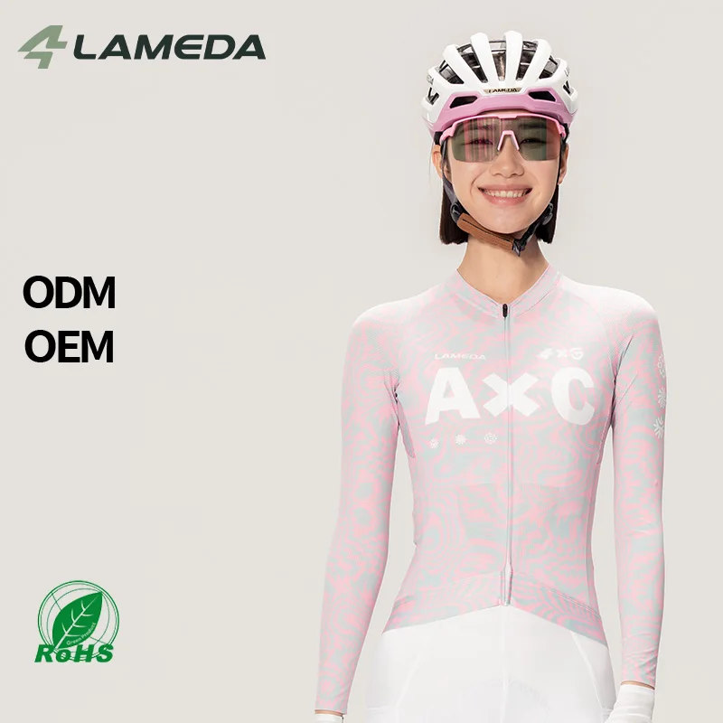 LAMEDA New Men Women Spring Summer A*C Breathable Long Sleeve Cycling Jersey with Mesh Armpit Quick Dry Bike Top with 3 Pockets
LAMEDA New Men Women Spring Summer A*C Breathable Long Sleeve Cycling Jersey with Mesh Armpit Quick Dry Bike Top with 3 Pockets