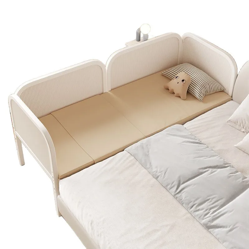 Bed wrought iron widening widening splicing bedside extension adults can 
Bed wrought iron widening widening splicing bedside extension adults can