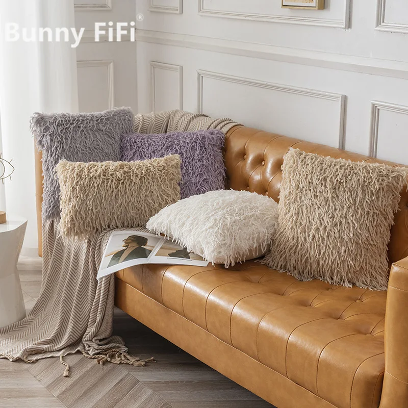 European Style Plush Long Modern Minimalistheadrests Soft Plush Warm Throw Pillows Case 45*45cm Decorative Pillows Cushion Cover
European Style Plush Long Modern Minimalistheadrests Soft Plush Warm Throw Pillows Case 45*45cm Decorative Pillows Cushion Cover