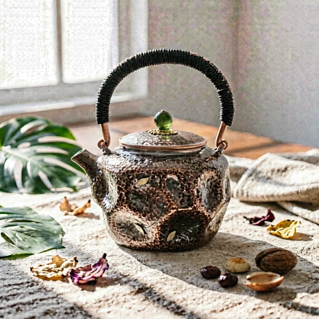 Hammered Copper Teapot Rust-Resistant Hammered Copper Kettle
Hammered Copper Teapot Rust-Resistant Hammered Copper Kettle