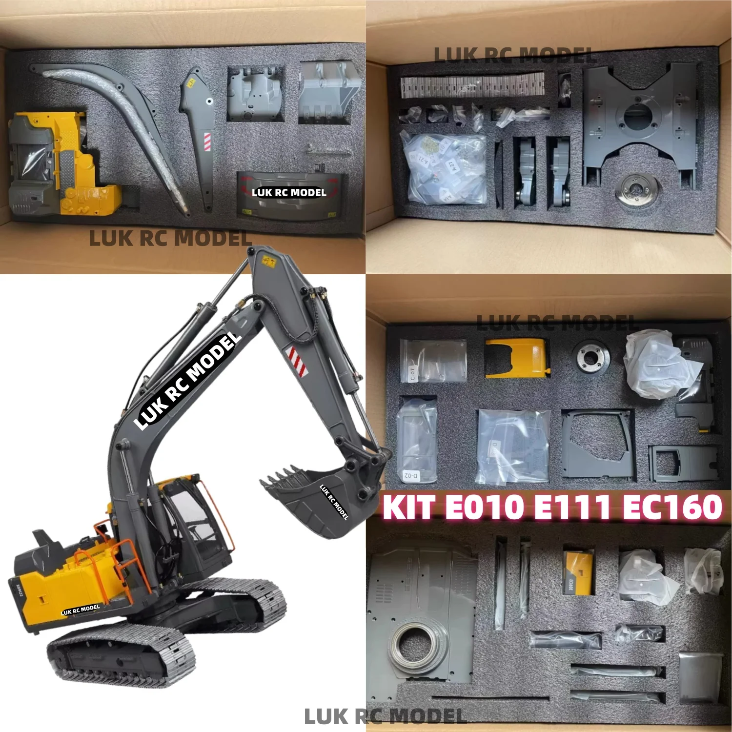 Double E EC160E Radio Excavator E010 E111 KIT Ver Painted Unassembled DIY Digger RC Mode Accessories Cylinder
Double E EC160E Radio Excavator E010 E111 KIT Ver Painted Unassembled DIY Digger RC Mode Accessories Cylinder