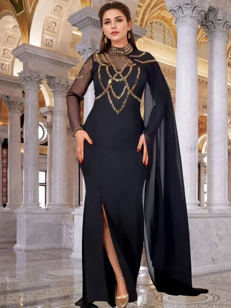 African Party Dresses For Women 2025 New Fashion Dashiki Ankara Wedding Gowns Elegant Turkey Muslim Diamonds Maxi Dress
African Party Dresses For Women 2025 New Fashion Dashiki Ankara Wedding Gowns Elegant Turkey Muslim Diamonds Maxi Dress