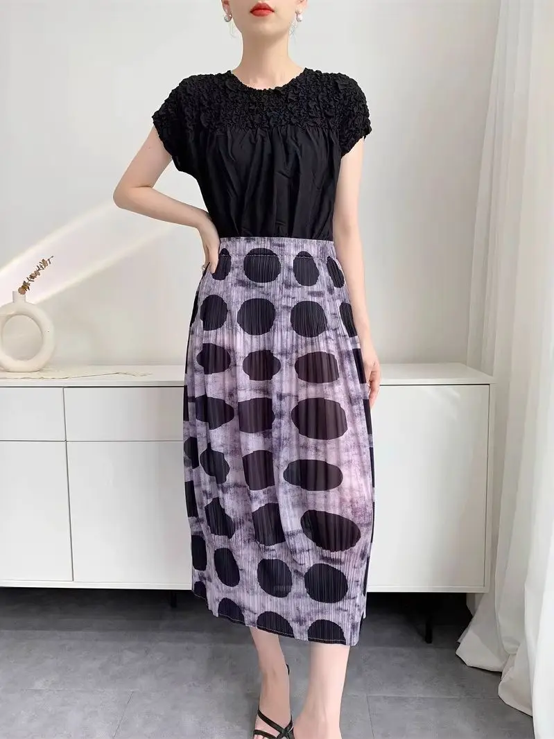 Miyake Skirt Women's Summer 2025 New Pleated Printed Pleated Skirt Pleats Split Ends Comfortable Plisse Casual Pleated Skirt
Miyake Skirt Women's Summer 2025 New Pleated Printed Pleated Skirt Pleats Split Ends Comfortable Plisse Casual Pleated Skirt